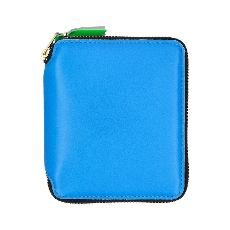 Comme Des Garons Super Fluo Zip Around Wallet