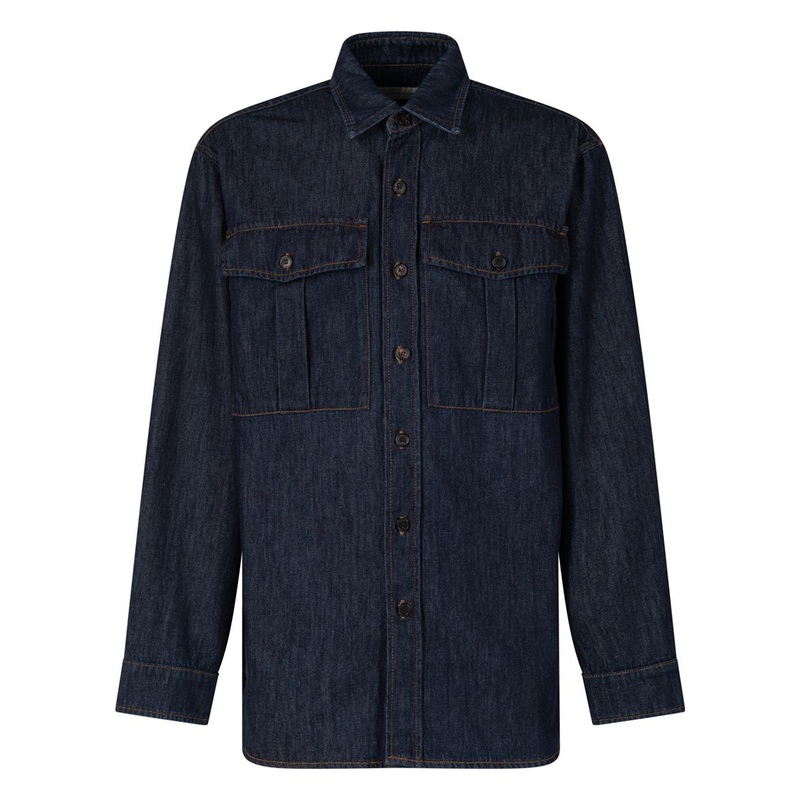 Dries Van Noten Calendos Denim Shirt Clothing