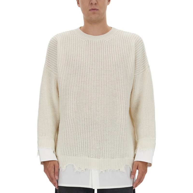 Mm6 Maison Margiela Shirt Bottom Sweater