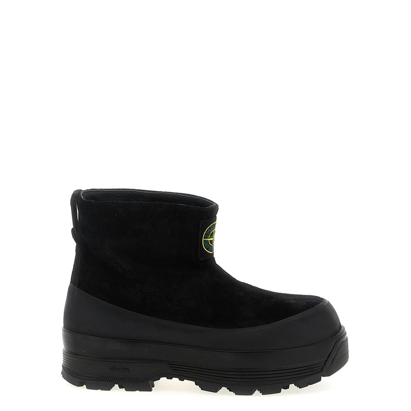 Stone Island Suede Ankle Boots