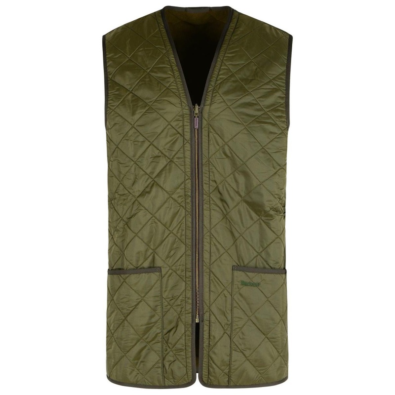 Barbour ‘Polarquilt’ Green Polyamide Vest