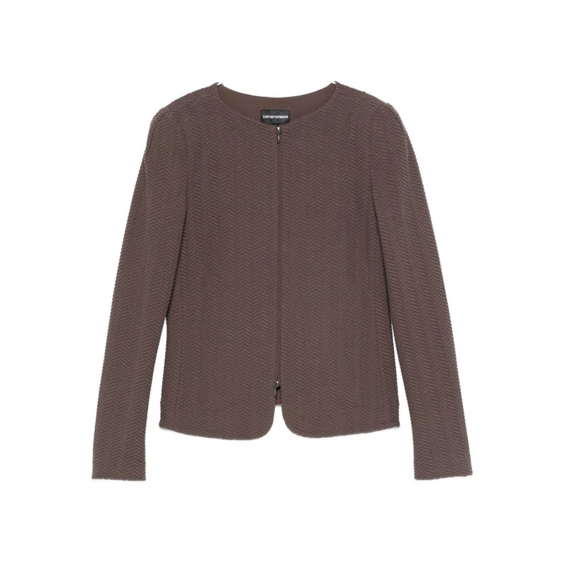 Emporio Armani Cotton Blend Blazer Jacket