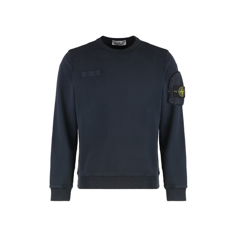 Stone Island Cotton Crew-Neck Sweatshirt