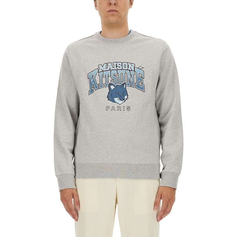 Maison Kitsun Sweatshirt With Logo Print