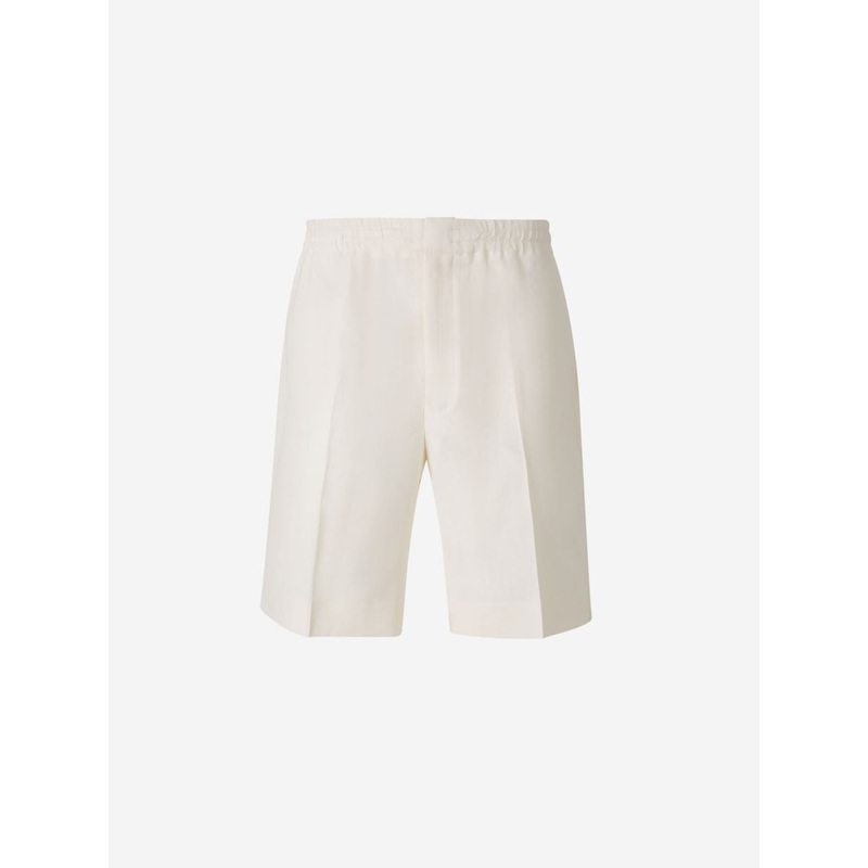 Zegna Oasi Linen Bermuda Shorts