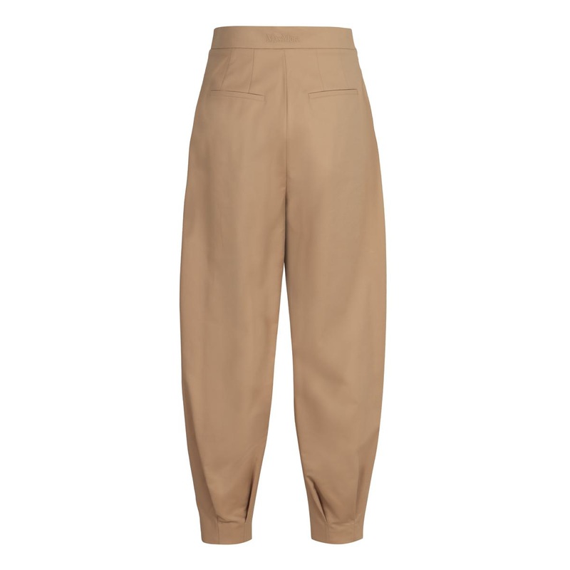 Max Mara Kabuki Cotton Trousers