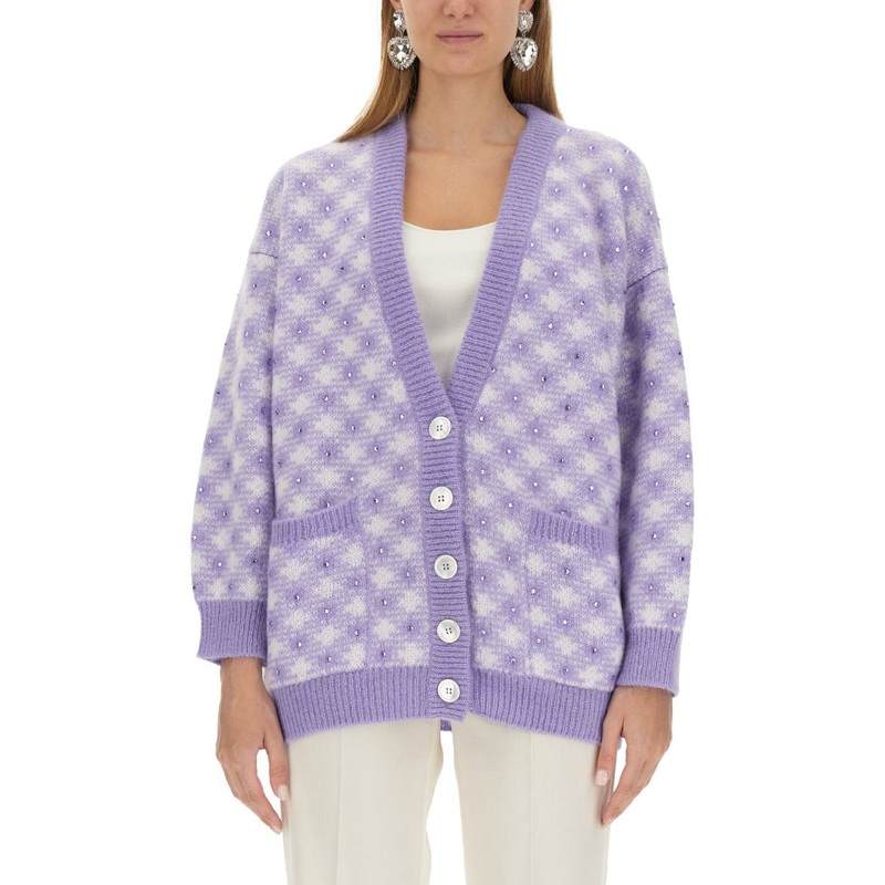 Alessandra Rich V-Neck Cardigan