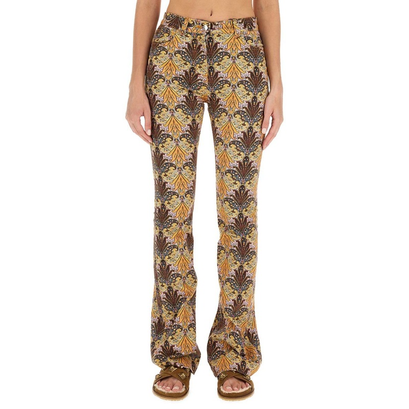 Etro Paisley Print Jeans