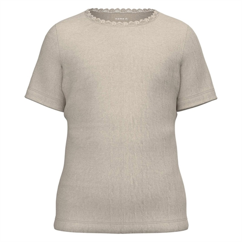 Name it Peyote Melange Kab Slim T-Shirt Noos