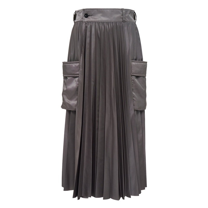 Nylon Twill Skirt