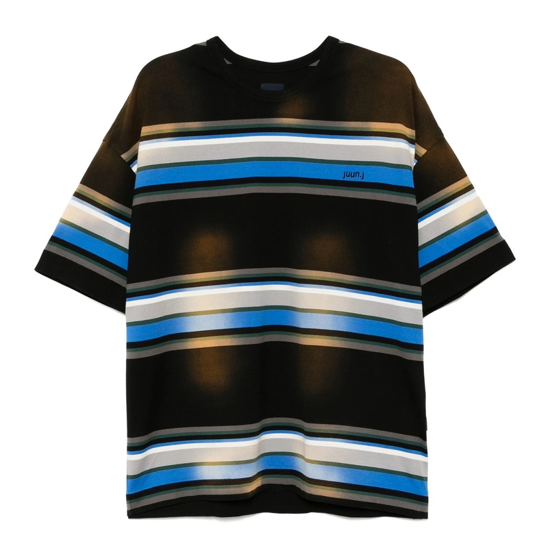 Washed Multi Stripe T-Shirt