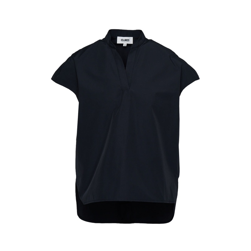 Polyester Cotton Taffeta Ruched Top