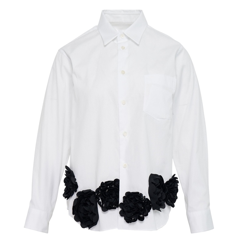 Cotton Broad X Polyester Satin Top