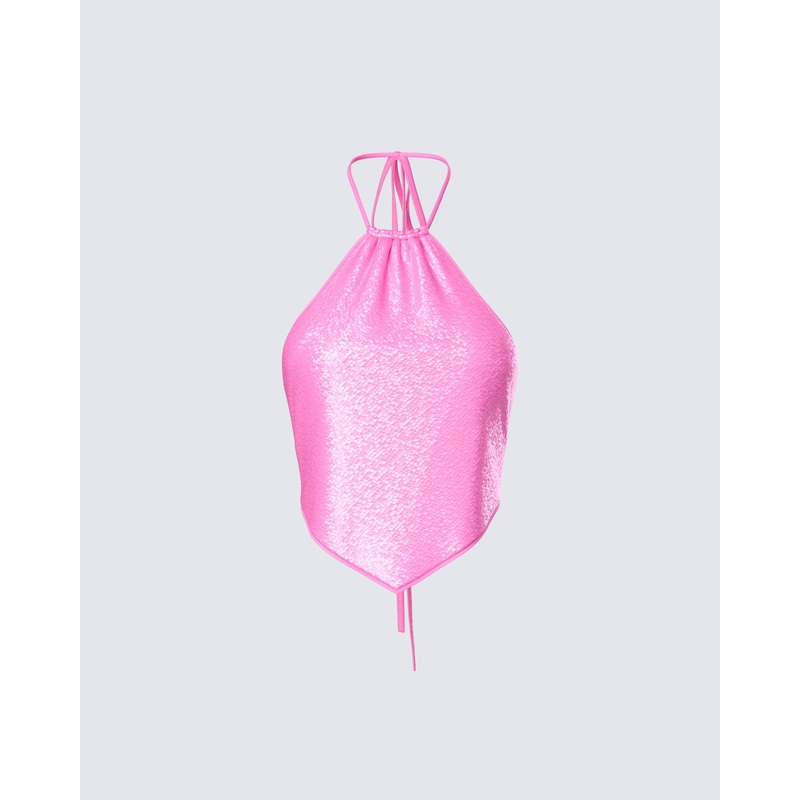 Courtney Pink Sequin Top