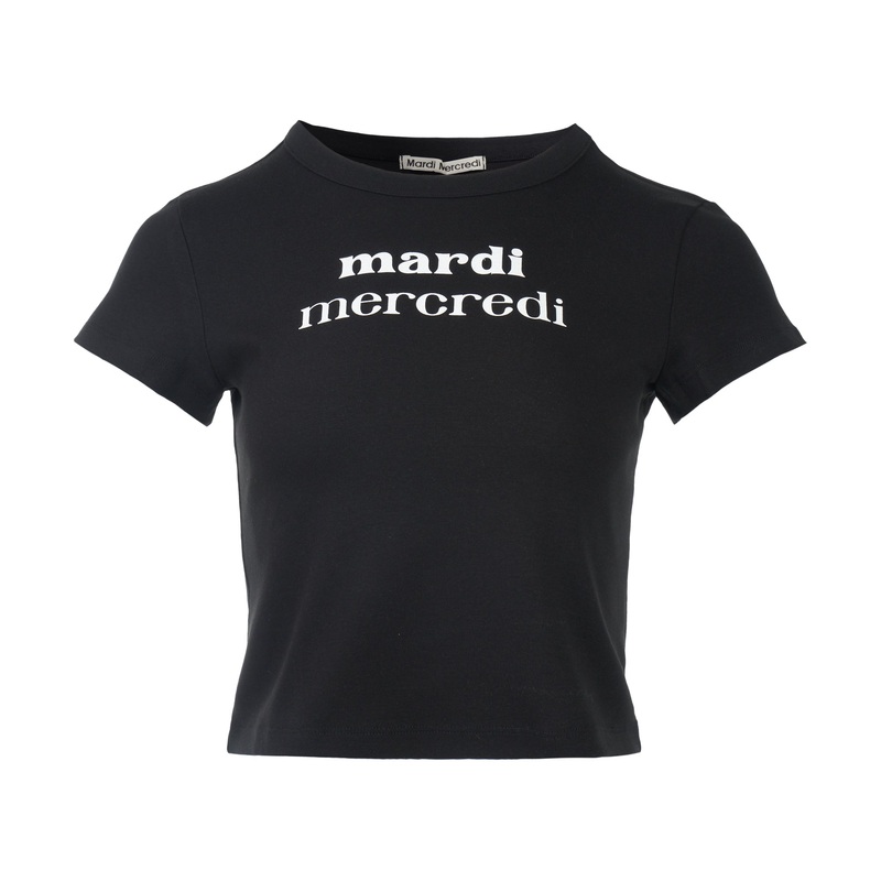Cropped Fitted T-Shirt Double