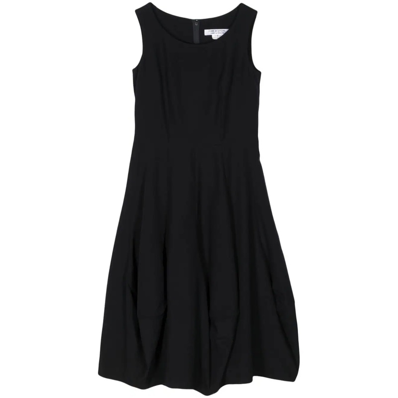 Sleeveless Midi Wool Dress