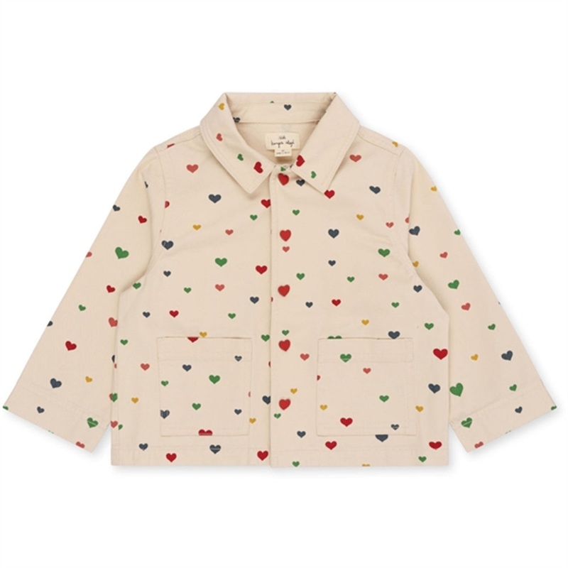 Konges Sljd Multi Heart Blush Fen Shirt Jacket
