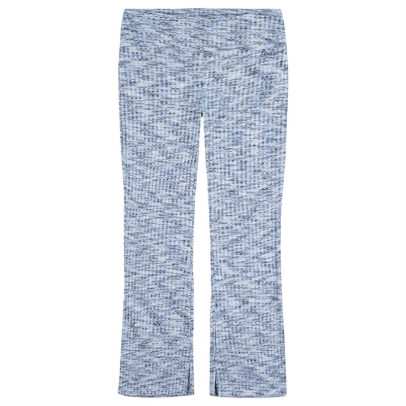 Levi’s Space Dye Flared Knit Pants Crown Blue