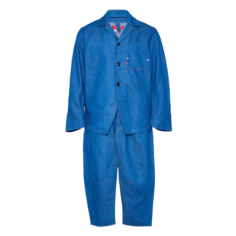 Cotton Linen Denim Levi’S Coat