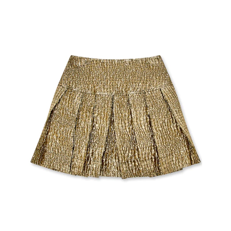 Pleated Mini Kilt Skirt