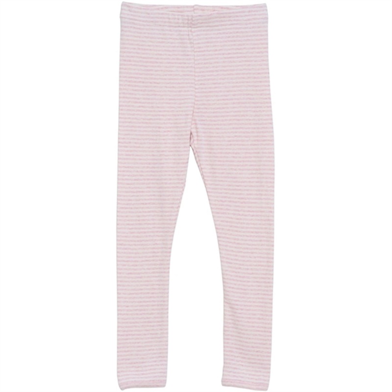 Serendipity Rosebud\/Offwhite Stripe Leggings