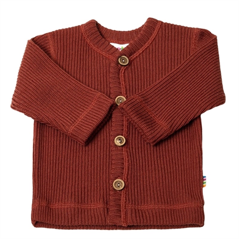 Joha Wool Chili Red Cardigan