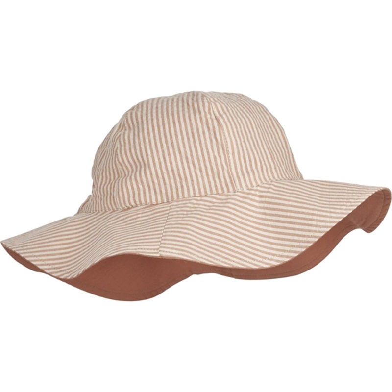 Liewood Amelia Sun hat Stripe Tuscany Rose\/Sandy