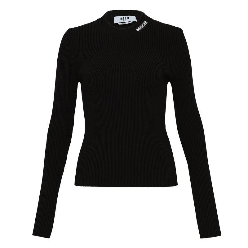 Maglia Small Neckline Logo Fit Top