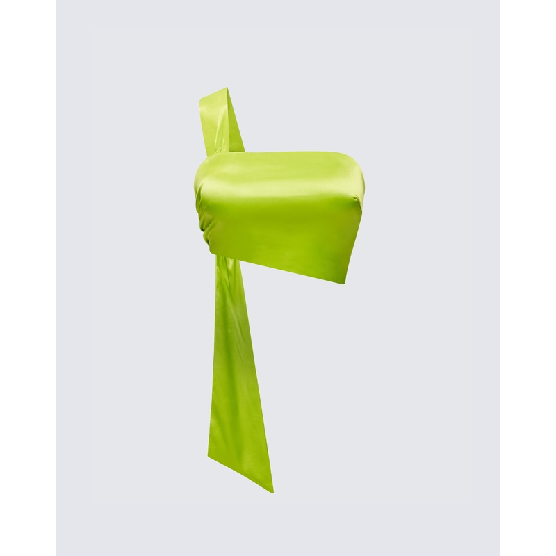 Marena Green Cropped Top