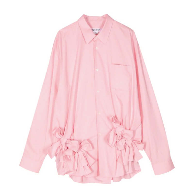 Ruffle-Detail Midi Blouse
