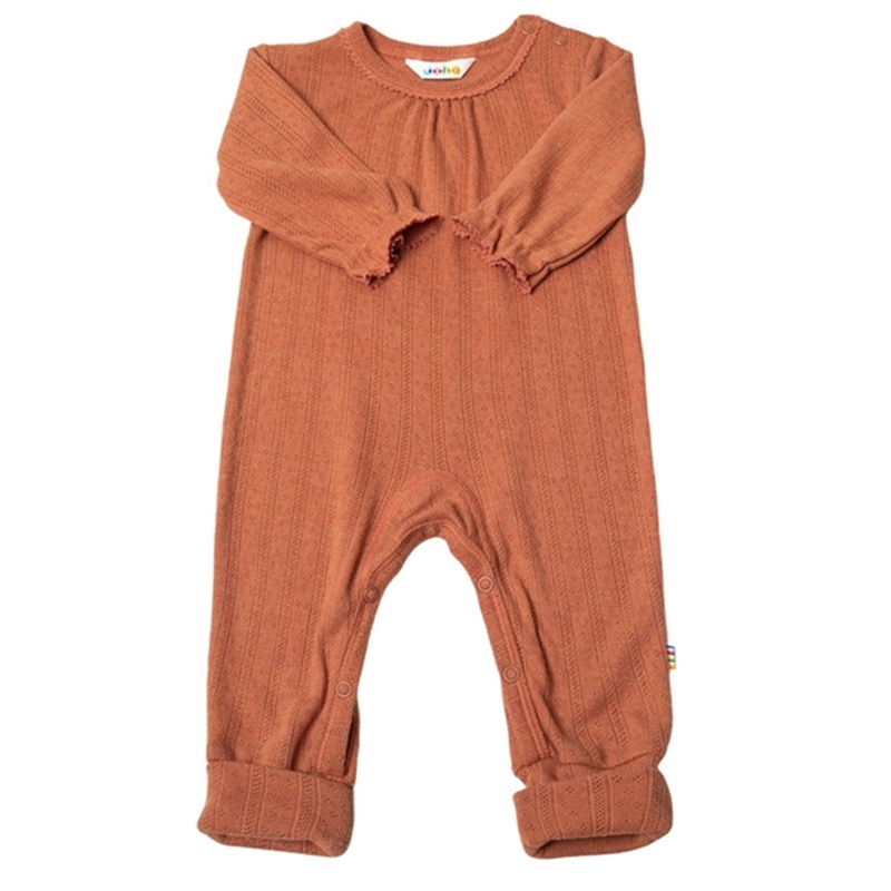 Joha Wool\/Silk Orange Overalls
