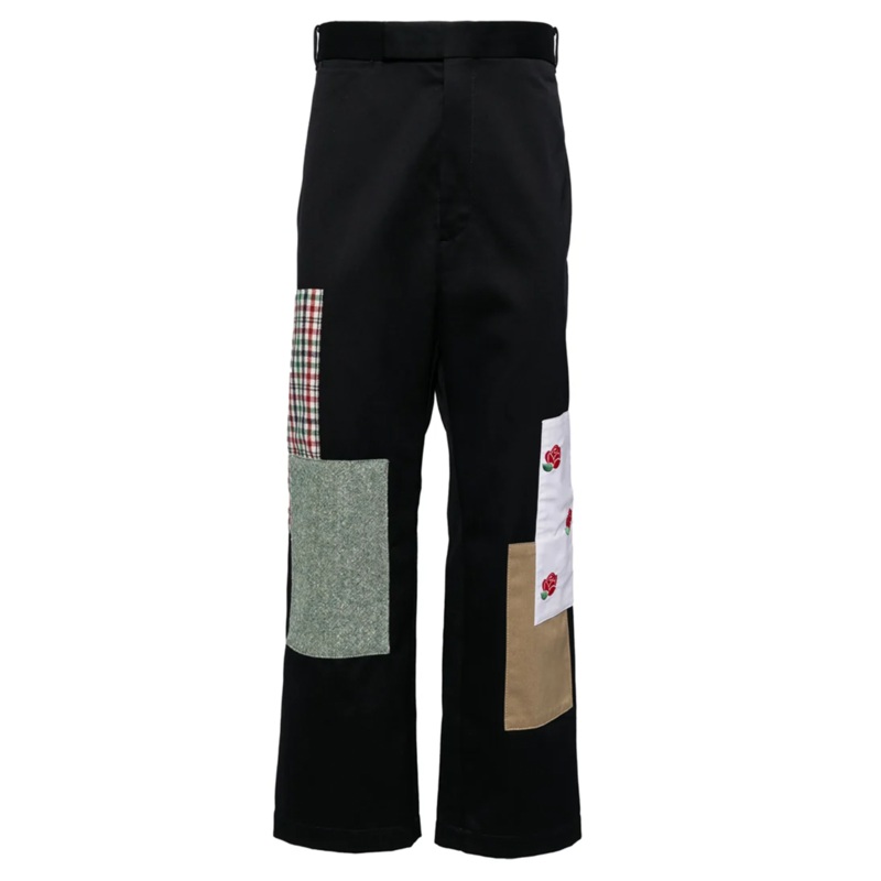 Unconstructed Straight Leg Pants Men