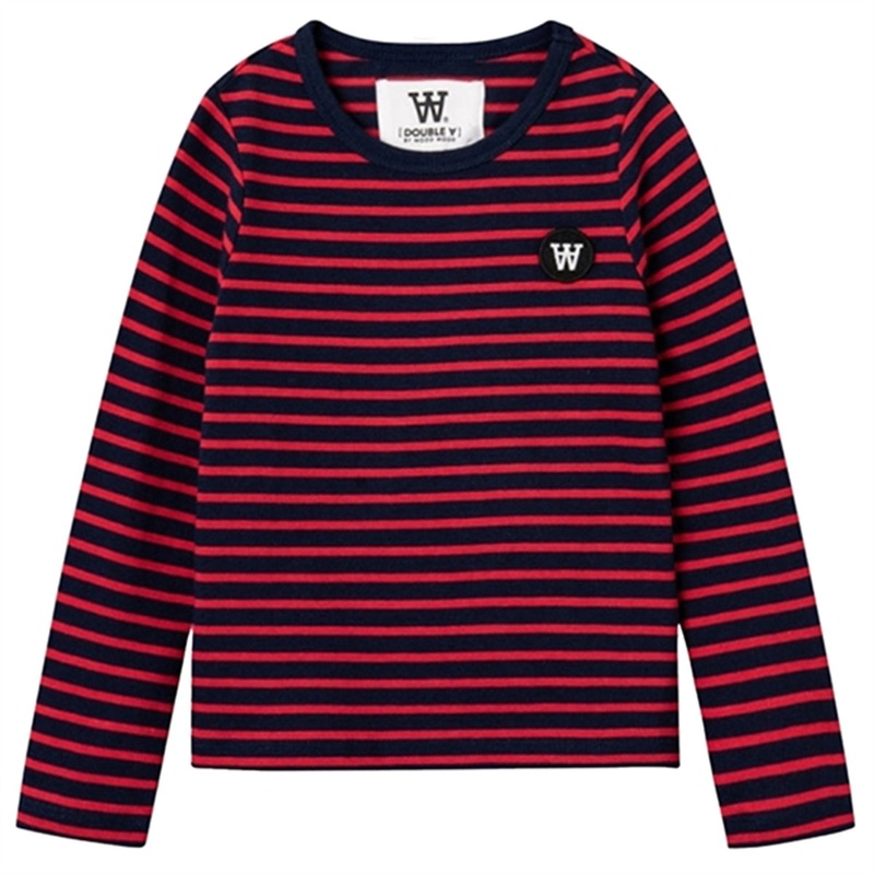 Wood Wood Navy\/Red Stripes Kim Blouse