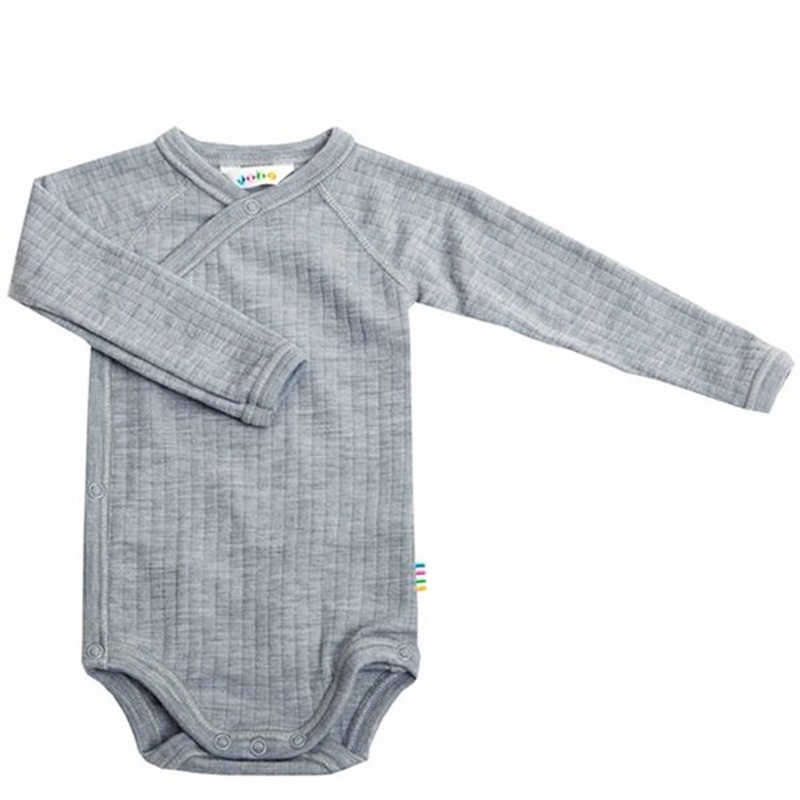 Joha Wrap Body Wool L\/S Grey Melange
