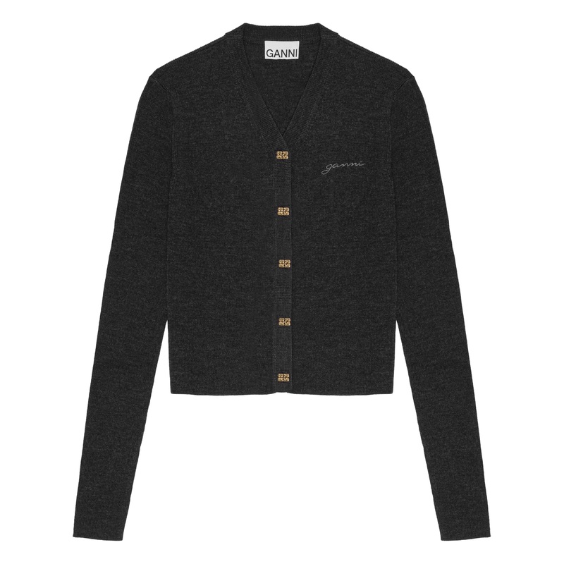 Mini Ribbed Merino Cardigan