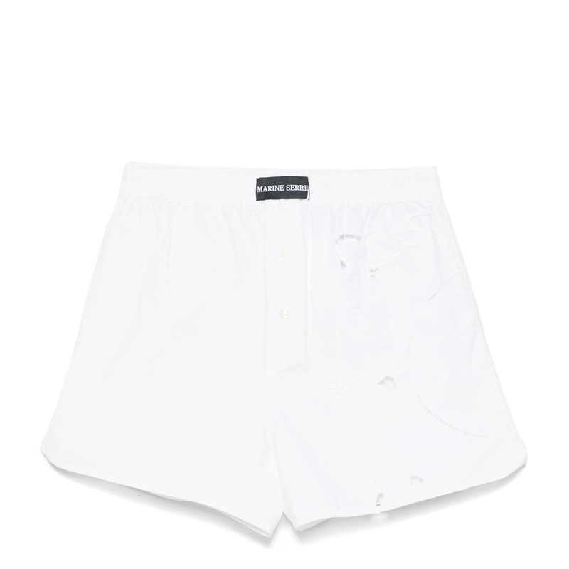 Regenerated Household Linen Shorts
