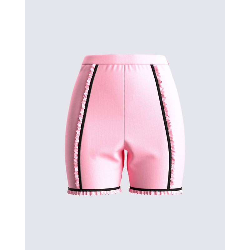 Gabriela Multi Ruffle Trim Short