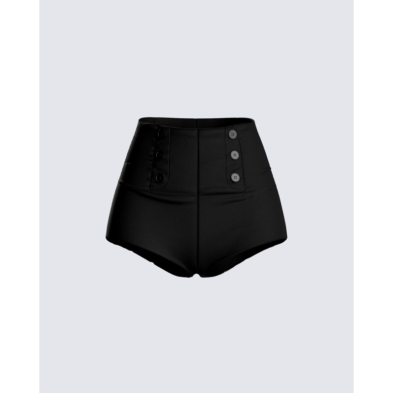 Rae Black Sailor Short