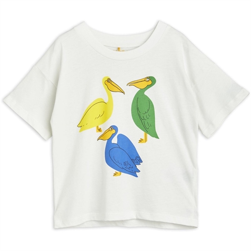 Mini Rodini Pelican T-shirt White