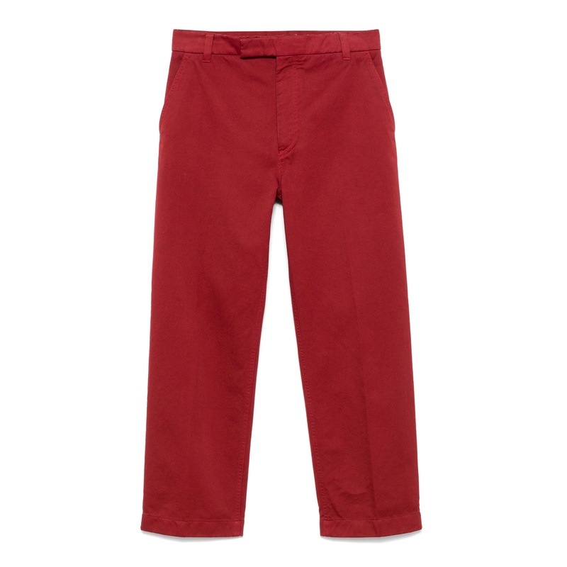 Cotton Twill Utility Trousers Men