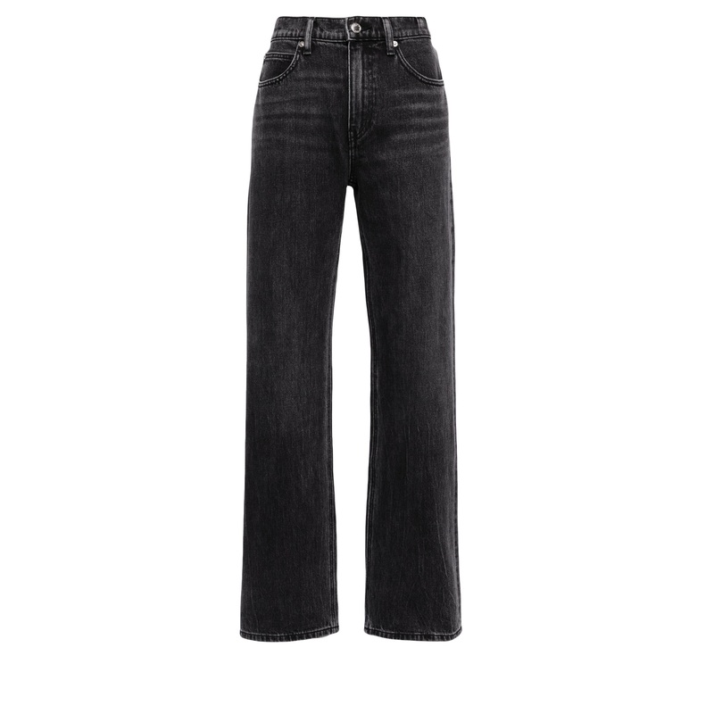 Ez Mid Rise Jean With Logo Pocket