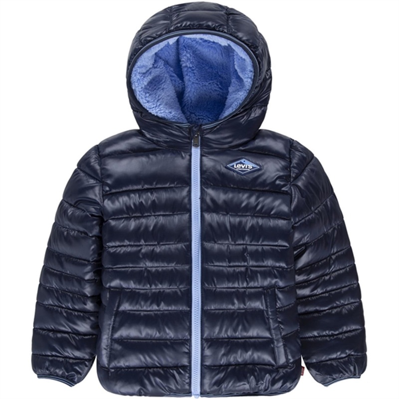 Levi’s Baby Sherpa Lined Puffer Jacket Dress Blues