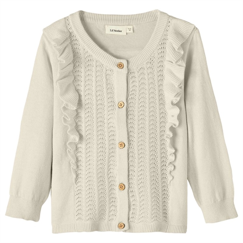 Lil’Atelier Turtledove Hija Knit Cardigan