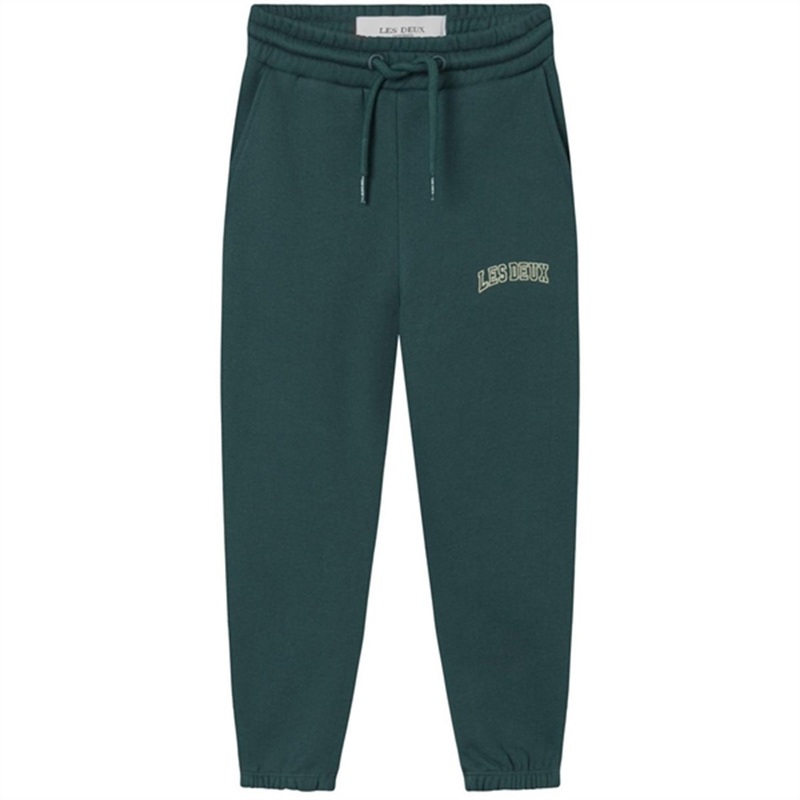 Les Deux Kids Pine Green\/Dark Sand Blake Sweatpants 2.0