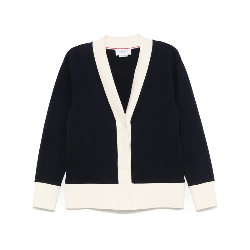 Solid Double Face Knit Oversized Cardigan Women