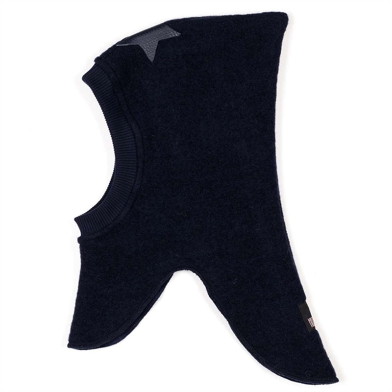 Huttelihut Wool Alf Balaclava Navy\/Navy Star