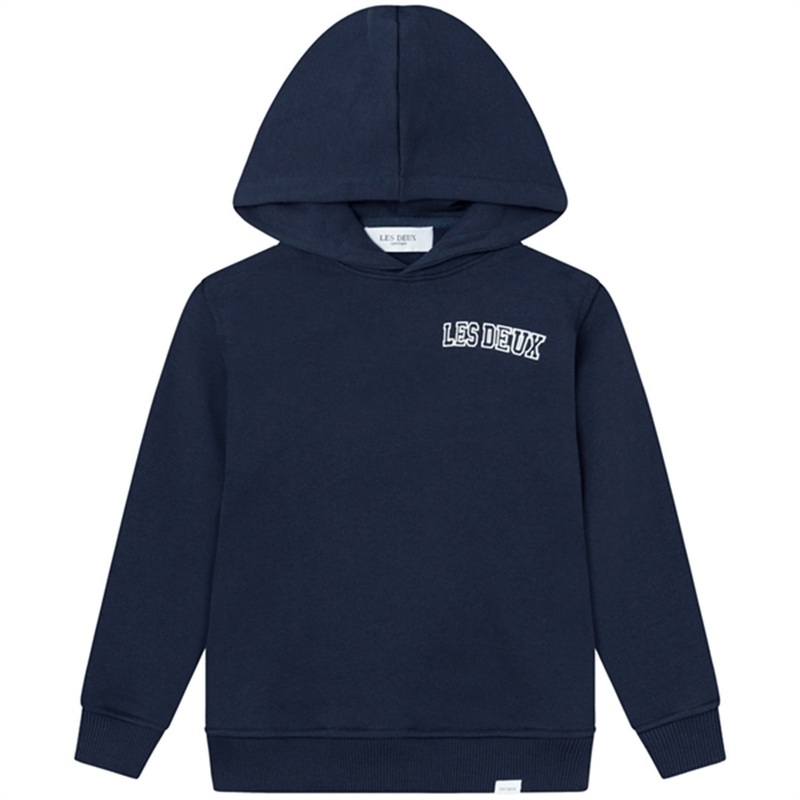 Les Deux Kids Dark Navy\/Ivory Blake Hoodie