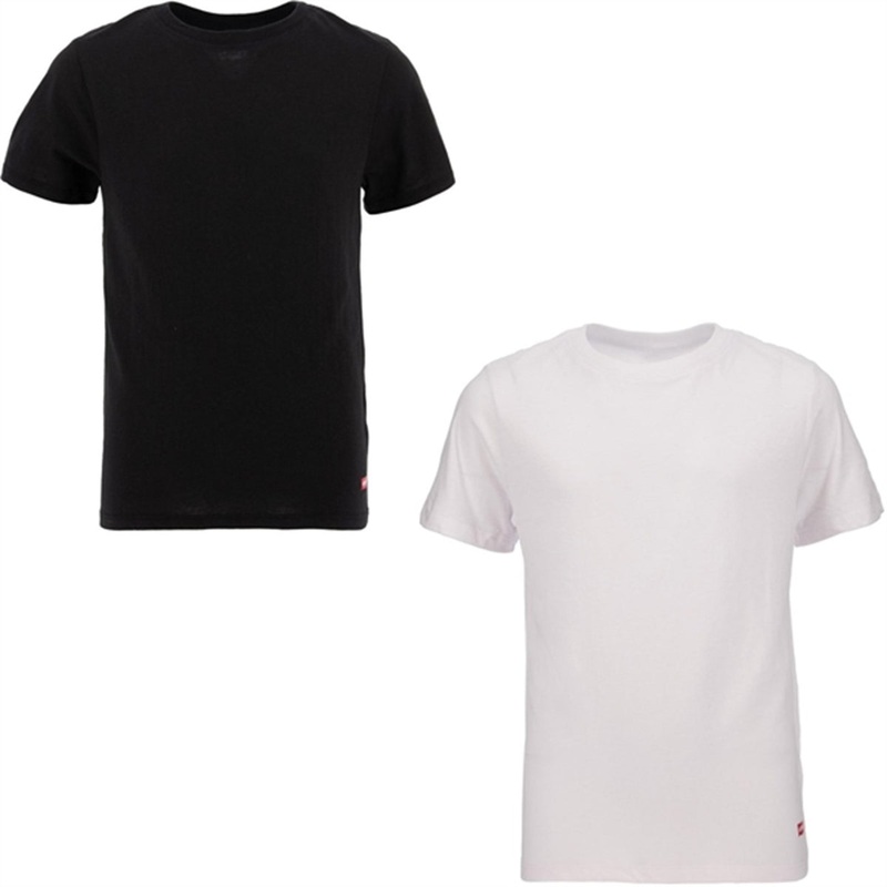 Levi’s Short Sleeve Crewneck T-Shirt 2-Pack Black\/White