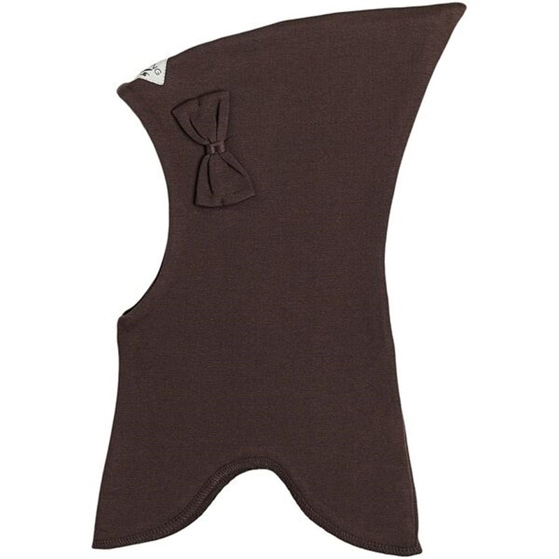 Racing Kids Top Balaclava Bow 1-layer Chocolate Brown