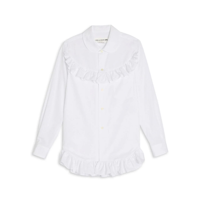 Ruffle Midi Shirt